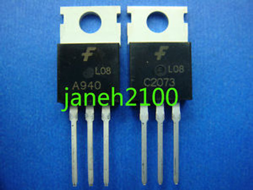 100pair 2SA940 A940 & 2SC2073 C2073 TO-220 Transistors NEW (A107) AR