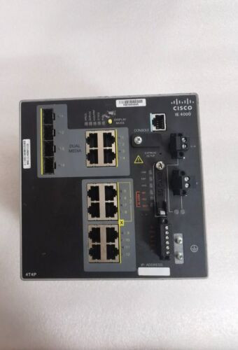 Cisco Ie-4000-4T4P4G-E Switch - 12 Port - Managed Fast Ethernet  Tested