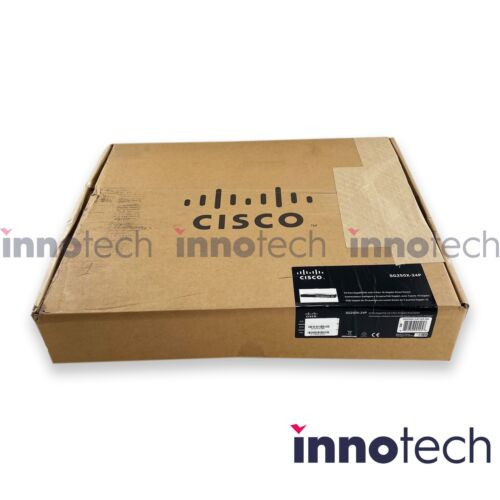 Cisco Sg250X-24P-K9 24 Port Gigabit 10 Gigabit Poe Smart Switch New Sealed