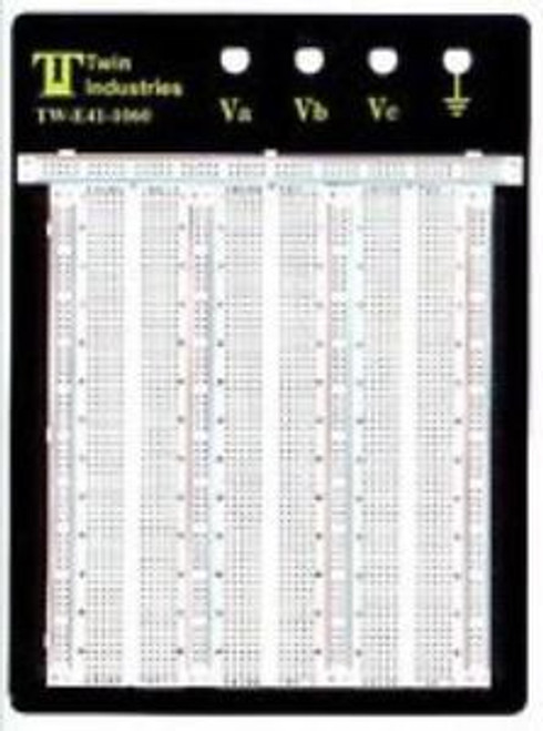 56T0280 Twin Industries - Tw-E41-1060 - Breadboard, Solderless, 2390 Tie Points