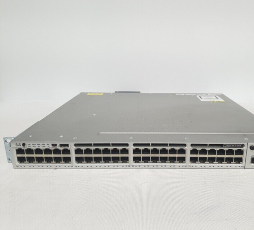Cisco Catalyst Ws-C3850-48U-E 48 Port-Switch Con C3850-Nm-2-40G Dual Pwr Spply
