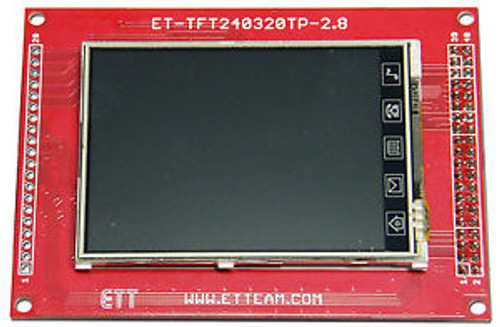 LCD - 2.8 TFT 240320 COLOR + Touch 240x320 PIC ARM AVR
