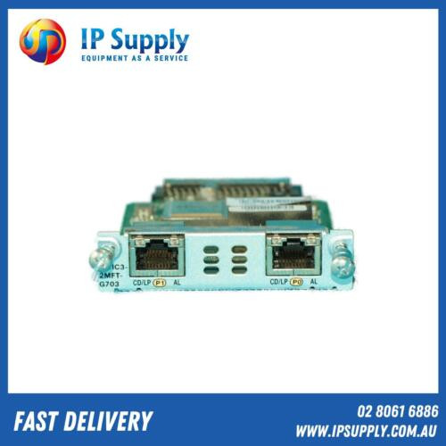 Cisco Vwic3-2Mft-G703 V01 2-Port G.703 Voice Wan Interface Card 1Yrwty Taxinv