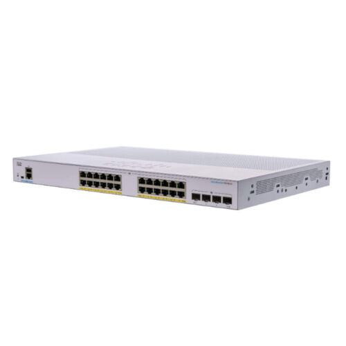 Cisco Business Cbs350-24P-4G Managed Switch, 24 Port Ge, Poe, 4X1G Sfp
