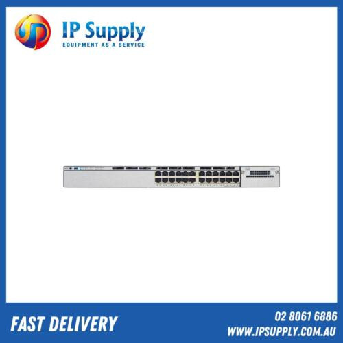 Cisco Ws-C3750X-24U-S 24 Port Gigabit Upoe Switch Ip Base Free Shipping Tested
