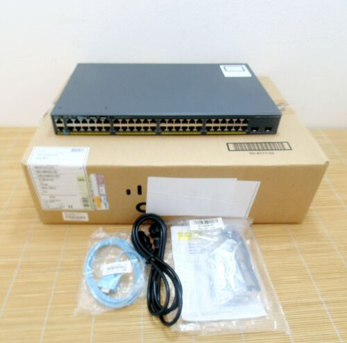 New Cisco Catalyst Ws-C2960X-48Td-L 48 Gige 2X10G Sfp+ Lan Switch New Open Box-