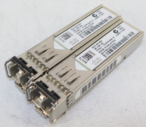 *Lot Of 2 *Cisco Glc-Sx-Mm Com 30-1301-03 1000Base-Sx Transceiver 850Nm 1.25Gbps