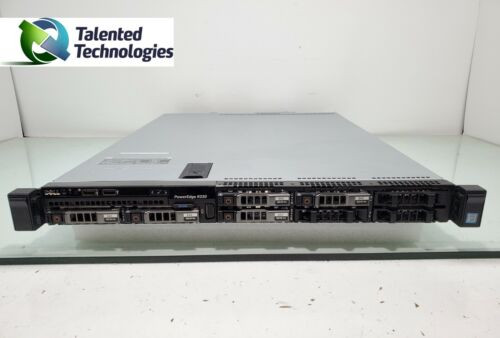 Dell R330 1X Xeon E3-1230 V5, 16Gb Mem, 1.5Tb 10K Rpm, H730, 2X 350W Psu
