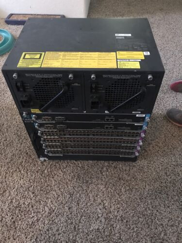 Cisco 4507R Network Switch Catalyst 4500 Series Computer Poe 4507Re