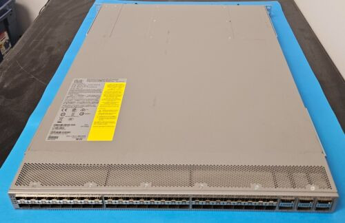 Cisco Nexus N9K-C93180Yc-Ex 48-Port 1/10/25G Sfp + 6 40G/100G Qsfp28 Switch