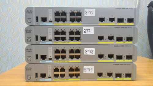 Cisco Ws-C3560Cx-8Pc-S Cisco 3560-Cx 8-Port Poe Ethernet Switch
