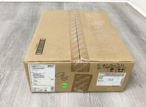 Cisco Catalyst 2960 24 Port Poe + Lan Base Switch Ws-C2960-24Pc-L New Sealed