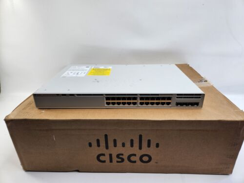 Cisco 24 Port Fully Managed Ethernet Switch  C9200L-24P-4G-E - New