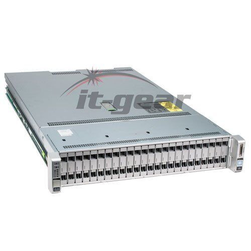 Cisco Ucs Ucsc-C240-M4Sx, 2X E5-2690 V4, 384Gb Ram, 2X Ucs-Hd12Tb10K12G, 2 Psu