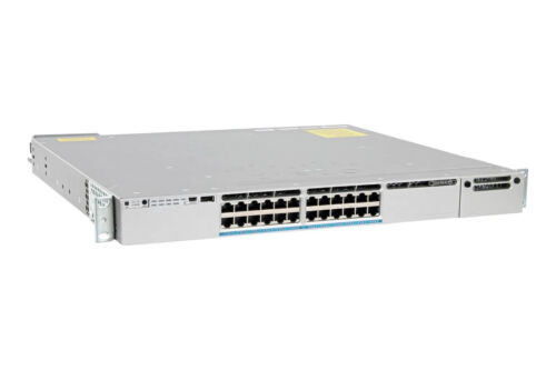 Cisco Ws-C3850-24Xul 24 Port 10Gbps Upoe Lan Base Network Switch /W 1100W Ac Psu