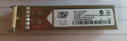Cisco 10-2626-01 Glc-Sx-Mmd 1Gbps 1000Base-Sx Fibre Lc Transceiver Module
