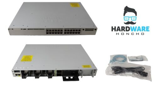 Cisco Catalyst C9300-24T-E 24 Port Gigabit Network Essentials Network Switch