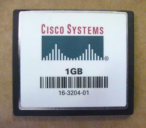 1 Gb Genuine Cisco Compact Flash Cf Memory Card 1841 2801 2811 2821 2851 3745