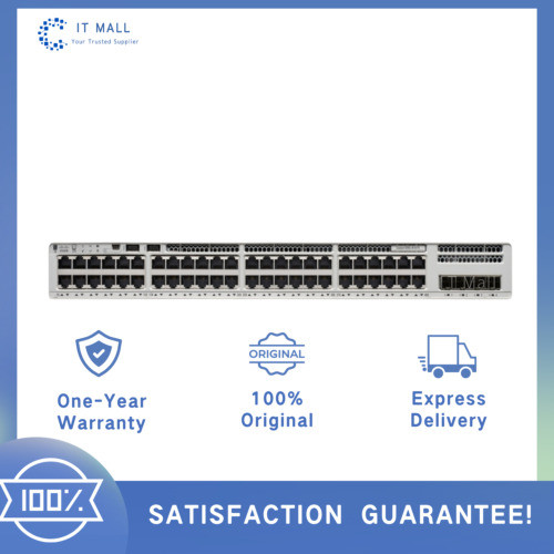 New Cisco Catalyst C9200L-48T-4G-E 48 Port Data Gigabit Switch With 3 Year Dna