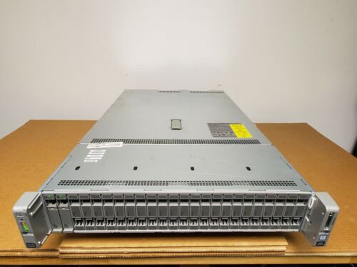 Cisco Ucs-C240-M4 24X Sff 2.5" Two E5-2640V3 2.6Ghz 16C 256Gb Ram 24 Bay Hdd 24B