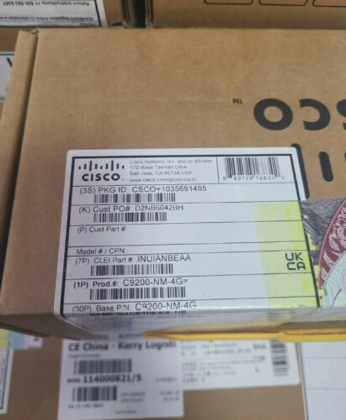 1X Cisco C9200-Nm-4G Catalyst 9200 Series Network Module  | Fedex P1