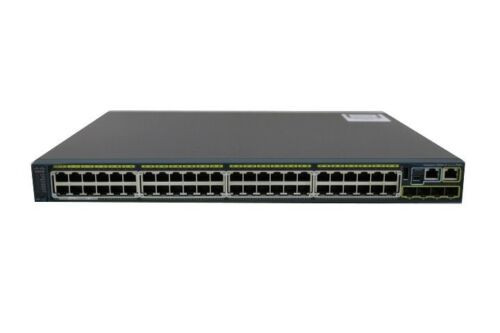Cisco Catalyst 2960S Ws-C2960S-48Lp-S-Br 48 Gige Port Managed Switch