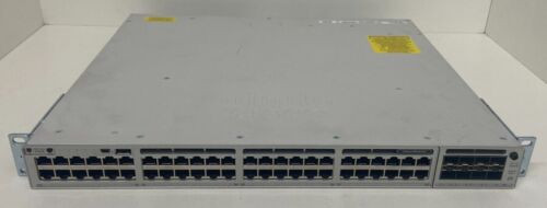 Cisco Catalyst C9300-48P-E 48X 1Gbe Poe+ Switch +8X 10Ge Sfp+ C9300-Nm-8X Module