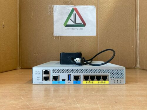 Cisco Air-Ct3504-K9 Wireless Lan Controller With 20 Ap Licences & Psu (Inc Vat)
