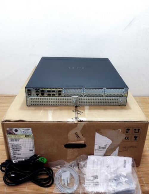 New Cisco Isr4451-X-V/K9 Isr 4451-X Voice Bundle Pvdm4-64 Uc Lic New Open Box-