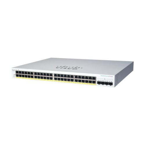 Cisco Business Cbs220-48T-4G Smart Switch | 48 Port Ge | 4X1G Sfp | 3-Year Lim