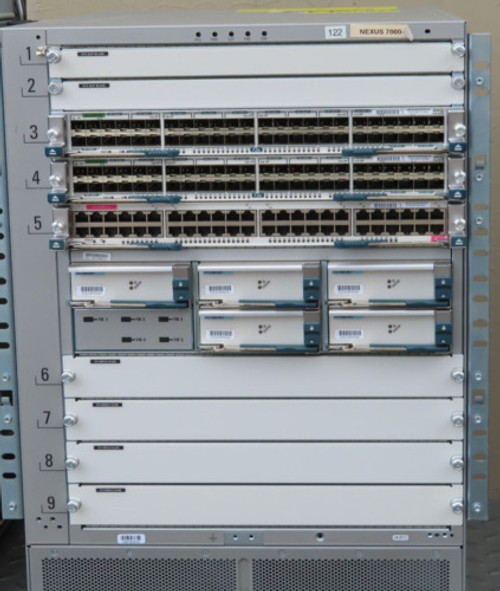 Cisco N7K-C7009- N7K-C7009-Fab-2, N7K-F248Xp-25E, N7K- M148Gt-11L Switch