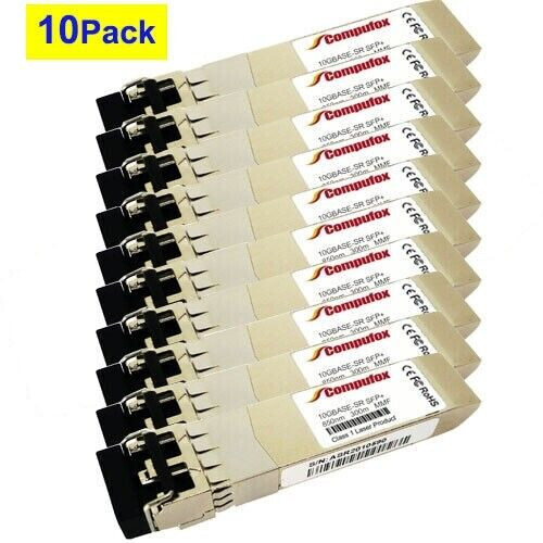 10Pk Sfp-10G-Sr/Lr/Lrm/Er/T For Cisco Nexus 2000 Series (N2K-C2348Tq)