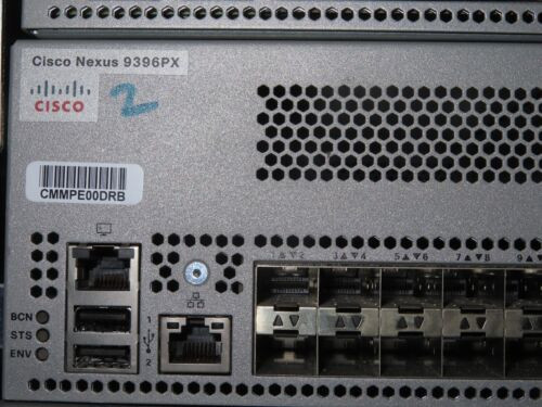 Cisco Nexus 9396Px Switch + N9K-M12Pq + N9K-C9396Px 800-40651-02