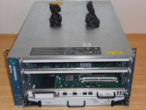 Cisco 12404 Gsr4/80-Ac 4-Slot Chassis Router 2Xac Power Csf Card+Prp-1 Processor-