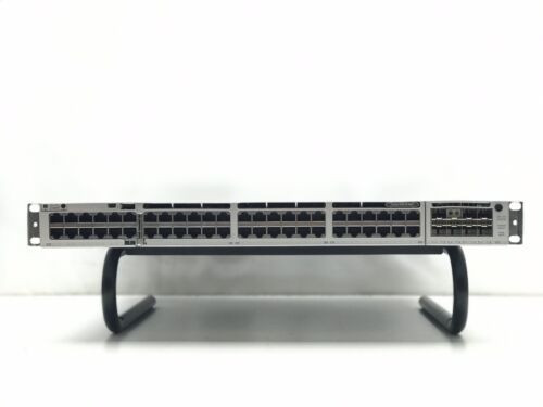 Cisco C9300-48P Poe W/ Module C9300-Nm-8X & Dual Power Supply