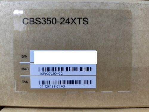 Cbs350-24Xts-Eu Cisco Business 350 Series 12X10G Copper, 12X10G Sfp+ 6 In Stock