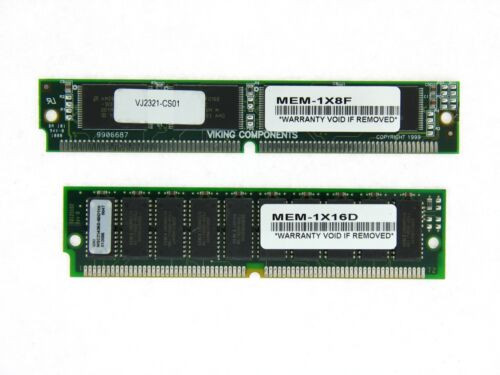 Mem-1X16D Mem-1X8F Flash & Dram Memory For Cisco 2500 Tested