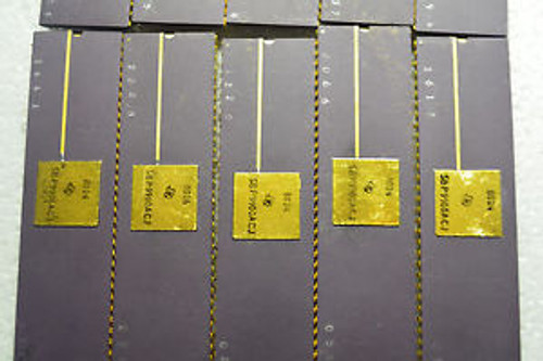 5 x Vintage TMS SBP9900ACJ Gold Cap 64 Pins Chips