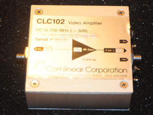 Comlinear CLC102 Video Amplifier DC-250MHz 15dB gain