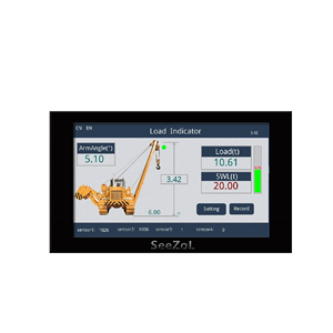 Professional High Quality Side Boom Load Indicator Display Weight/height/radius/angle  Load
