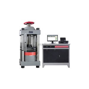 ASTM C39 2000KN 200Ton Building Material Concrete Cube Compression Breaking Strength  Machine
