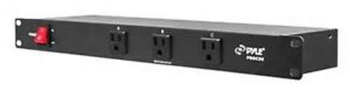 New PDBC50 Pyle Rackmount PDU Power Strip - 8-Outlet 15A 1800VA 110 Volt Metal