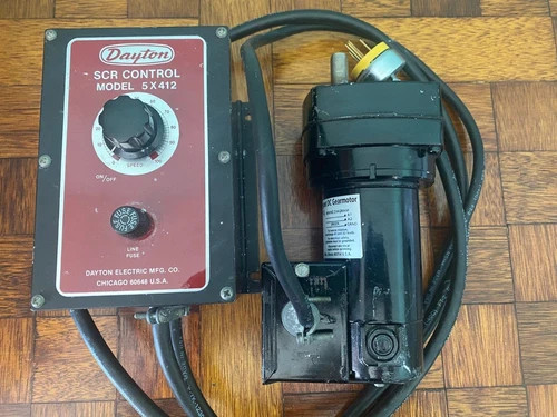 Dayton DC Gearmotor Model 6Z914 with Dayton Speed Control 5X412