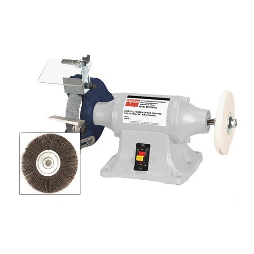 DAYTON 16W006 Bench Grinder,8",36 Grit,3/4HP 16W006