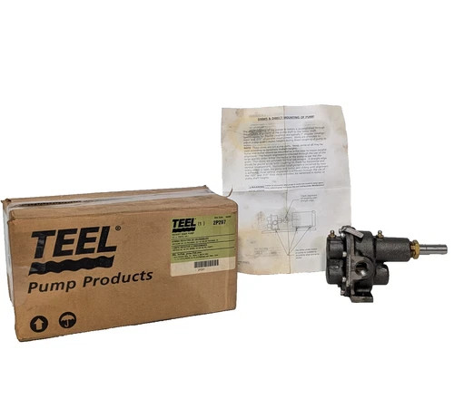 Dayton Electric 2P297 Teel Rotary Gear Pump 1/2", 5/8" Ports, Made in USA