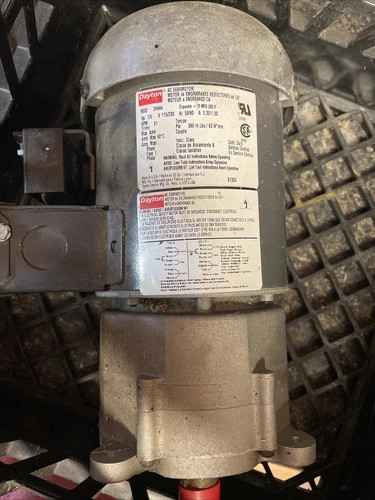 dayton gearmotor model 2H444