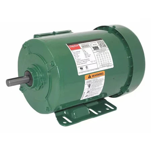 Dayton 48Zj98 General Purpose Farm Duty Motor, 3-Phase, 1 Hp, 208-230/460V Ac,