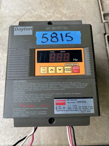 Dayton 1XC97A AC Inverter 3Hp 3 Ph 230V