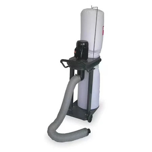 Dayton 1Rwb3 Wood Dust Collector, 660 Cfm Cfm Max Flow, 1 Hp, Single Phase