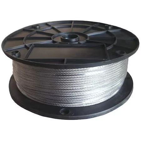 Dayton 33Rg78 Cable, 1/4 In., 250 Ft., 1 X 19, Ss